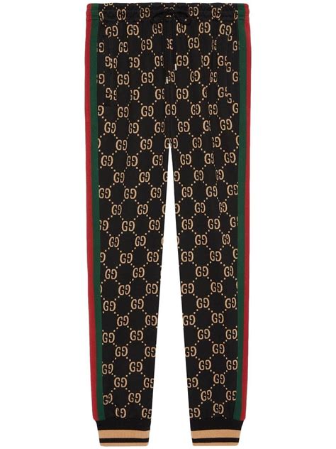 gucci floral track pants|gucci track pants men.